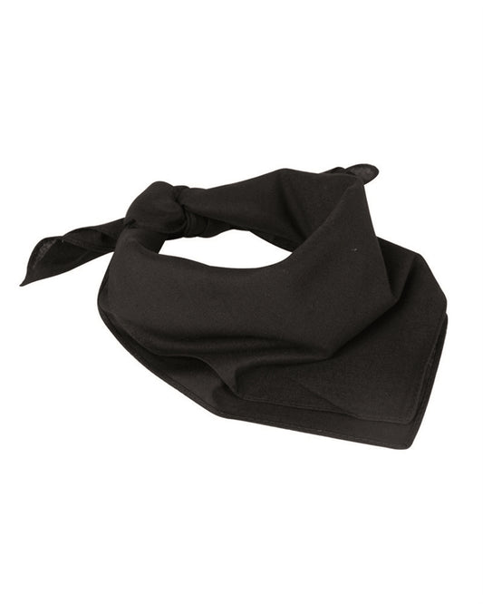 Bandană US Mil-Tec – 100% Bumbac, 53,5 x 53,5 cm, Neagră