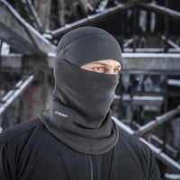 Banderană Tubulară Anatomică M-Tac Polartec - Neagră cu Șnur