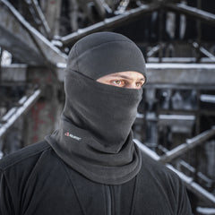 Banderană Tubulară Anatomică M-Tac Polartec - Neagră cu Șnur