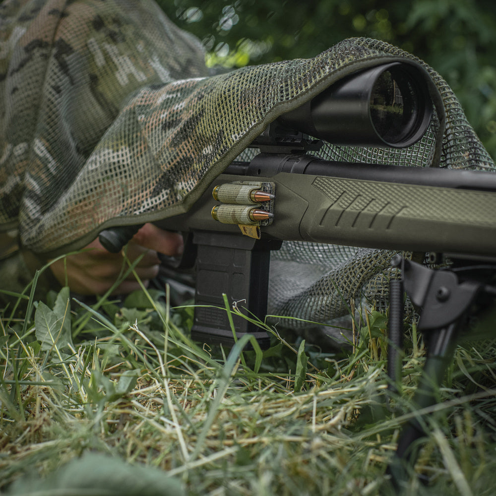Bandolier M-Tac cu Velcro pentru 2 Cartușe .308 - Multicam