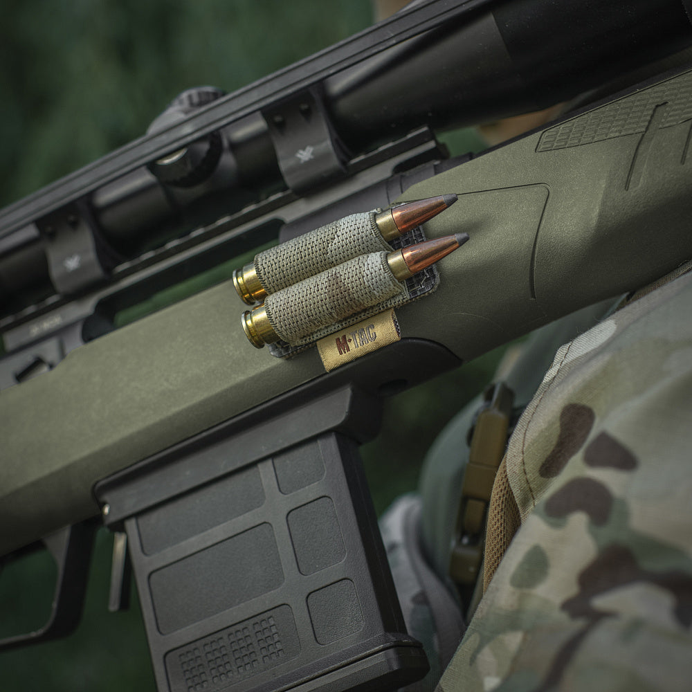 Bandolier M-Tac cu Velcro pentru 2 Cartușe .308 - Multicam