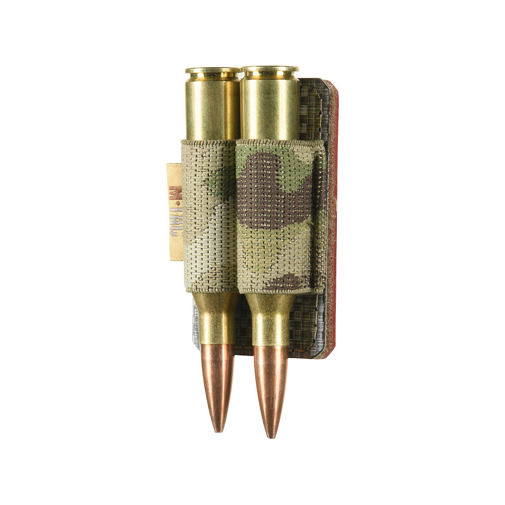 Bandolier M-Tac cu Velcro pentru 2 Cartușe Cal .338 - Multicam
