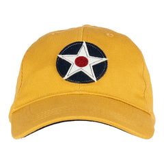 Baseball Cap Brushed USAAC Galben - Spirit Aerian Legendar