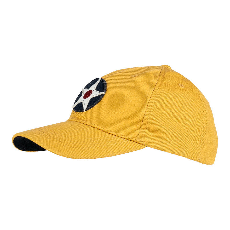 Baseball Cap Brushed USAAC Galben - Spirit Aerian Legendar