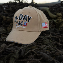 Baseball cap D-Day Normandy Khaki - Onorează Istoria cu Stil
