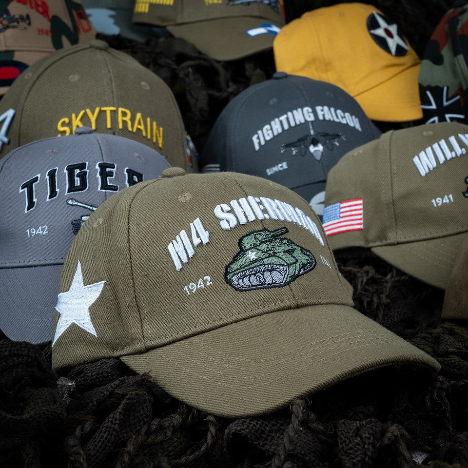 Baseball Cap M4 Sherman Tank Verde - Îmbrățișează Legenda Americană