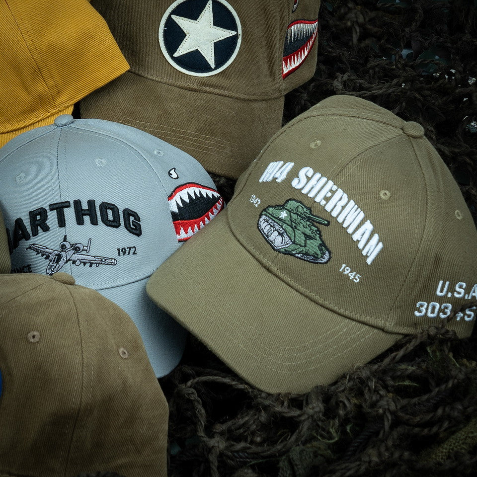 Baseball Cap M4 Sherman Tank Verde - Îmbrățișează Legenda Americană
