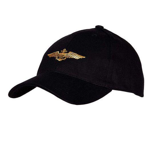 Baseball Cap Navy Pilot Negru - Spirit Aviator Autentic