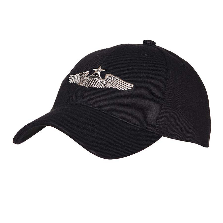 Baseball Cap Senior Pilot Negru - Stil Tactic, Confort Superior