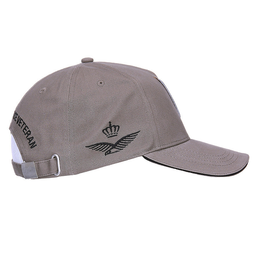 Baseball Cap Veteranen KLu #2 Gri Fostex - Onorează Moștenirea Forțelor Aeriene