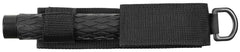 Baston Extensibil Metalic Negru MFH - 3 segmente, Mâner PVC antiderapant