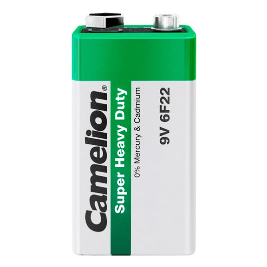 Baterie 9V 6F22 6LR61 Camelion - Super Heavy Duty, Bulk - 2