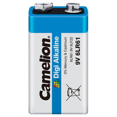 Baterie Alcalină 9V 6F22 Camelion Digi - Durată Lungă, Blister 1 buc - 3