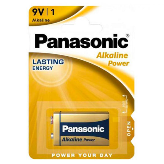 Baterie Alcalina 9V 6F22 Panasonic Alkaline Power - Durată Lungă - 2