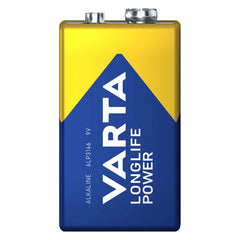 Baterie Alcalina 9V 6LR61 Varta - Putere Durabila, Blister 1 - 3