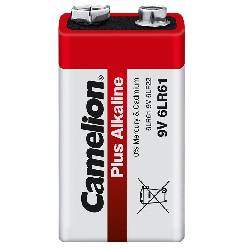 Baterie Alcalină 9V Camelion PLUS - Putere Fiabilă pentru Dispozitivele Tale - 3