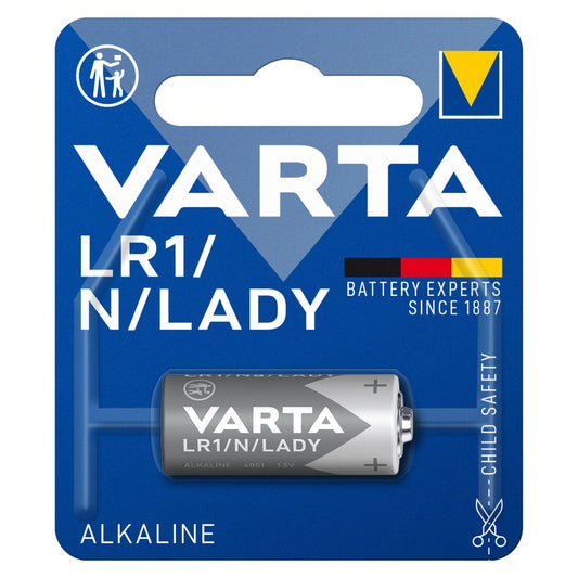 Baterie Alcalină N LR1 1.5V Varta - Performanță Fiabilă, Blister 1 - 2