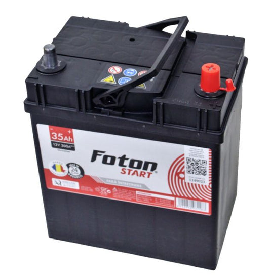 Baterie Auto 12V 35Ah Foton Start - Pornire 300A, Borna+ Dreapta - 2