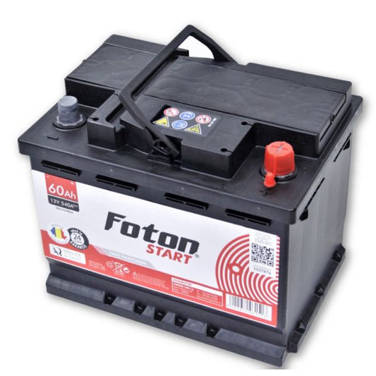 Baterie Auto 12V 60Ah Foton Start - Pornire Puternică, Fiabilitate - 2