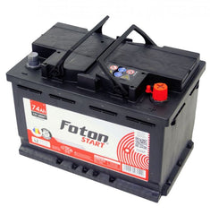 Baterie Auto 12V 74Ah Foton Start - Pornire Puternică, Fiabilitate Sporită - 2