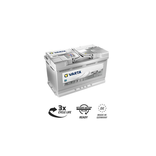 Baterie Auto 12V 80Ah Varta Start-Stop - Pornire 800A, Fiabilitate - 2