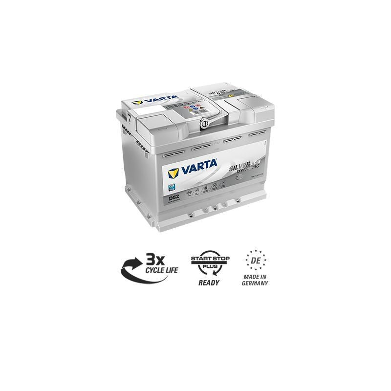 Baterie Auto Varta 12V 60Ah 680A Start-Stop - Borna+ Dreapta - 2