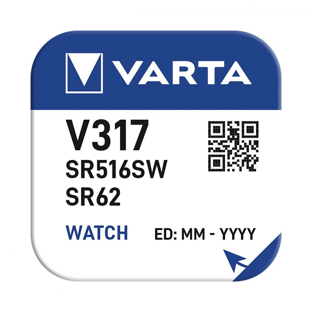 Baterie Ceas SR516SW 317 Varta - 1.55V, Precizie & Fiabilitate - 2