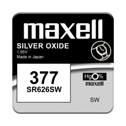 Baterie Ceas SR626SW (377) 1.55V Maxell - Precizie & Fiabilitate - 2