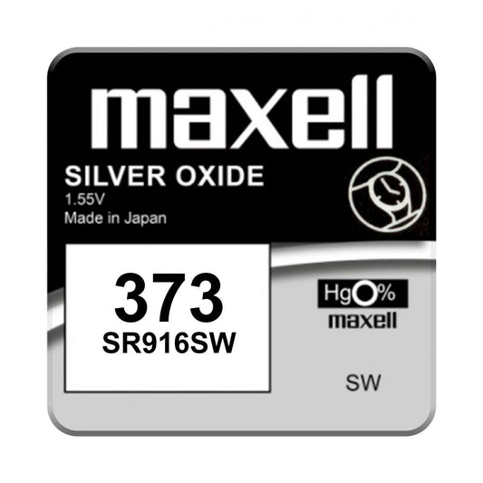 Baterie Ceas SR916SW 373 Maxell - 1.55V, Durată Lungă de Viață - 2
