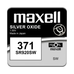 Baterie Ceas SR920W 371 Maxell - 1.55V, Durată Lungă de Viață - 2