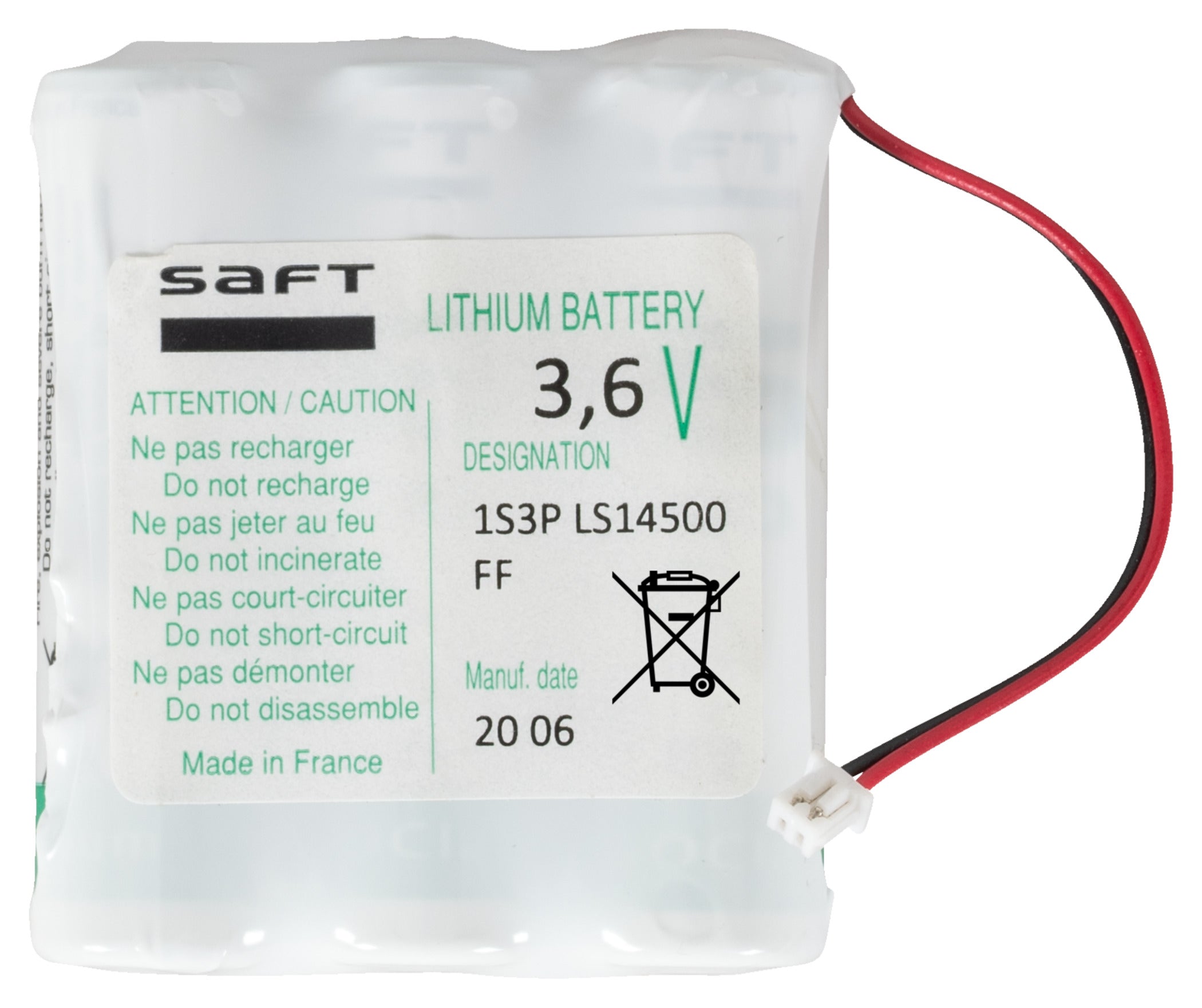 Baterie de rezervă E-Protect Air 3,6V Bering - Putere Airbag Vestă