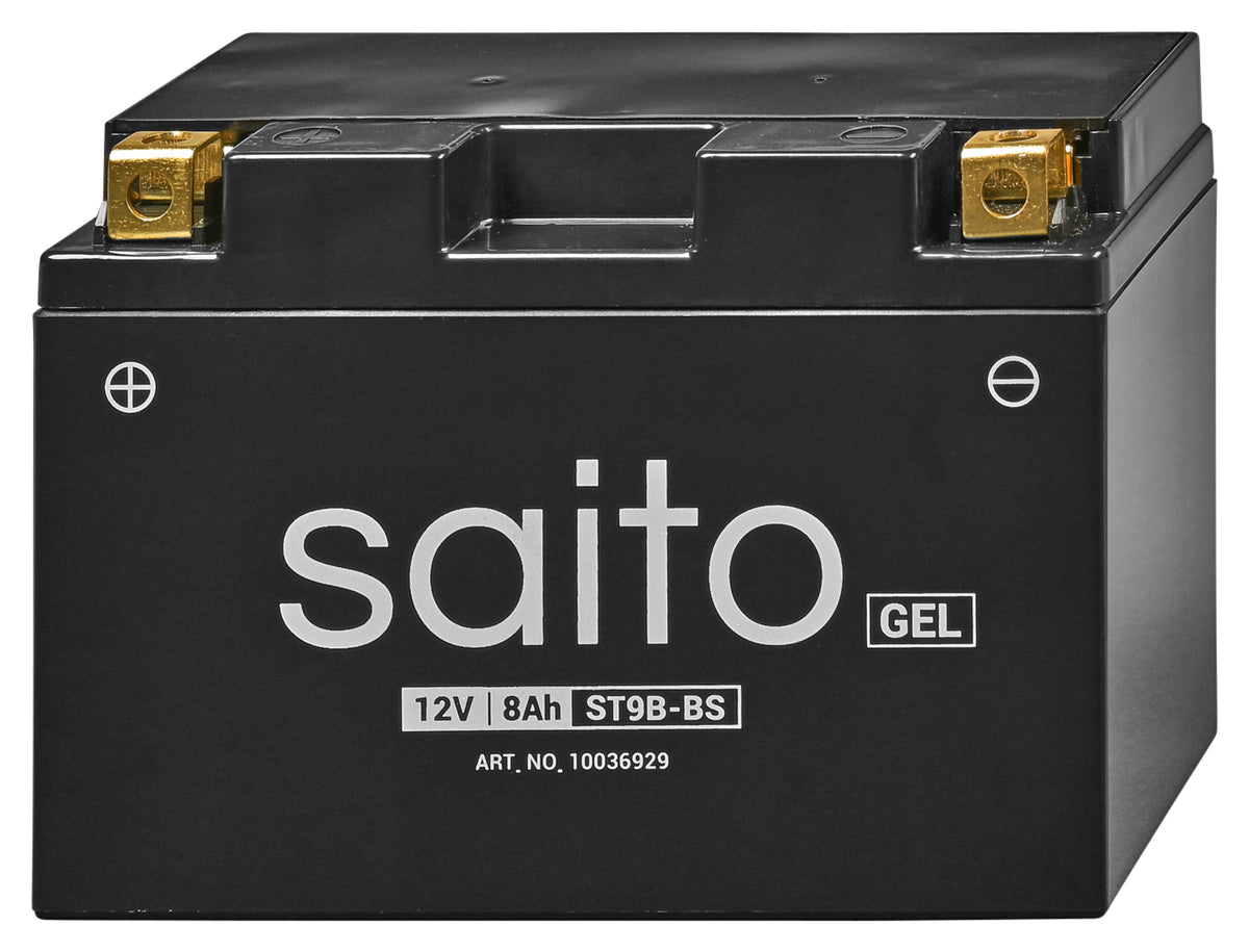 Baterie Moto Gel Saito – Carcasă Etanșă, Autodescărcare Minimă - poza 2