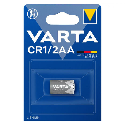Baterie Litiu 3V 1/2AA 1000mAh Varta - Durată Lungă, Blister 1 - 2