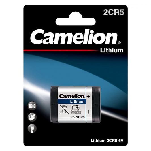 Baterie Litiu 6V 2CR5 1400mAh Camelion - Putere Durabilă, Performanță Fiabilă - 2