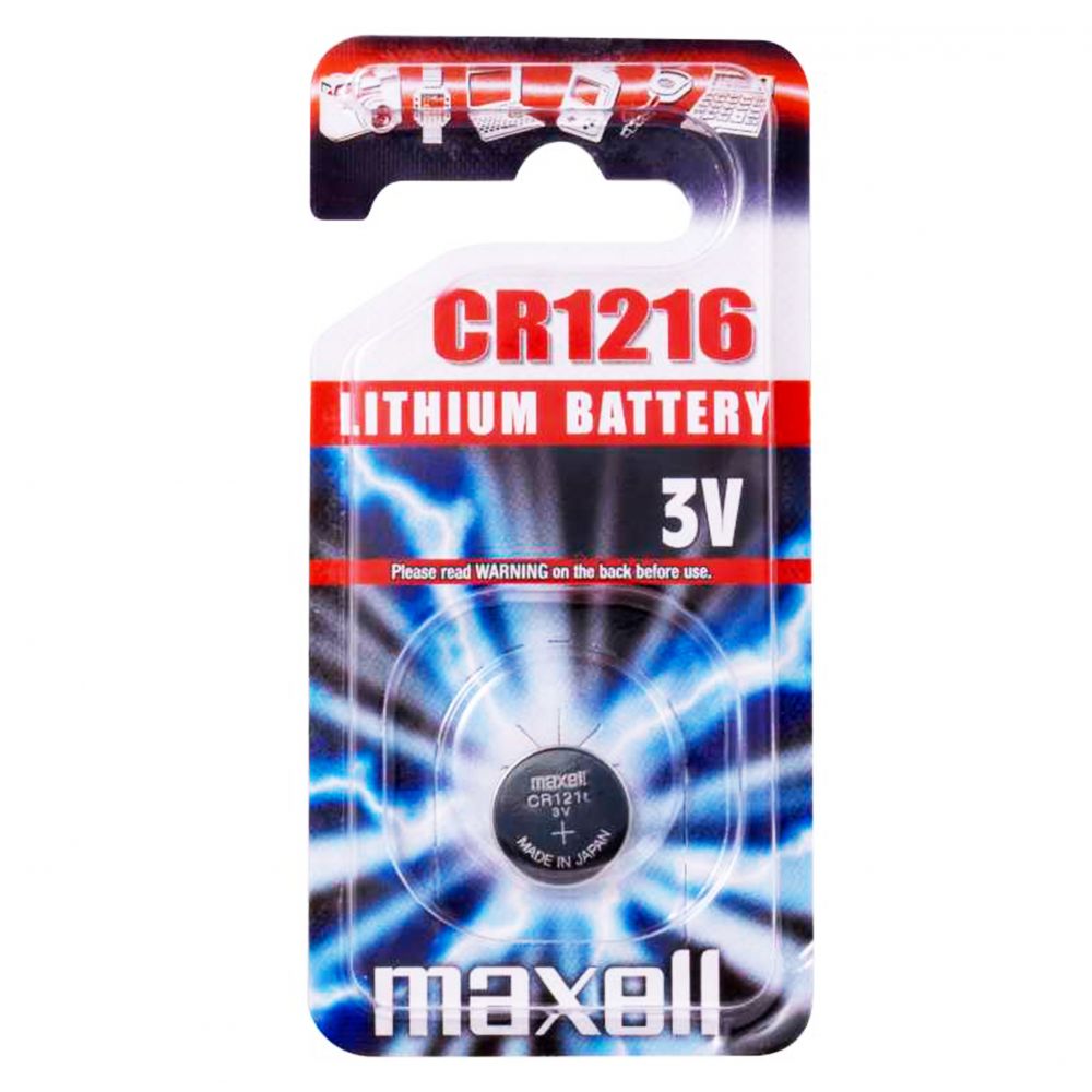 Baterie Litiu CR1216 3V Maxell - 25mAh, Performanță Fiabilă - 2