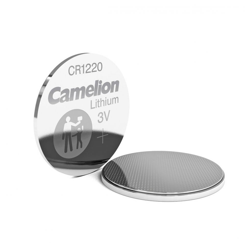 Baterie Litiu CR1220 3V Camelion - 38mAh, Blister 5 buc - 3