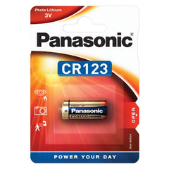 Baterie Litiu CR123A 3V 1550mAh Panasonic - Energie Fiabilă, Blister 1 - 2