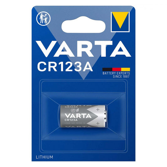 Baterie Litiu CR123A 3V Varta - 1430mAh, Performanță Durabilă - 2