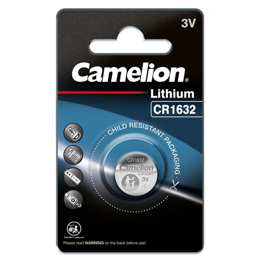 Baterie Litiu CR1632 3V Camelion - 120mAh, Blister 5 buc - 2