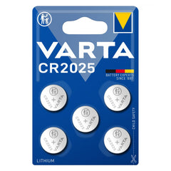 Baterie Litiu CR2025 3V Varta - 170mAh, Blister 5 buc - 2