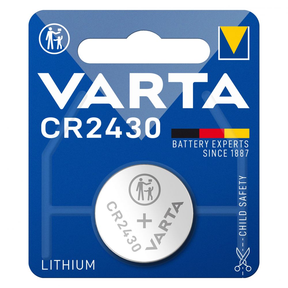 Baterie Litiu CR2430 3V Varta - 300mAh, Blister 1 buc - 2