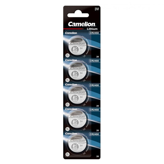 Baterie Litiu CR2450 3V Camelion - 550mAh, Blister 5 buc - 2