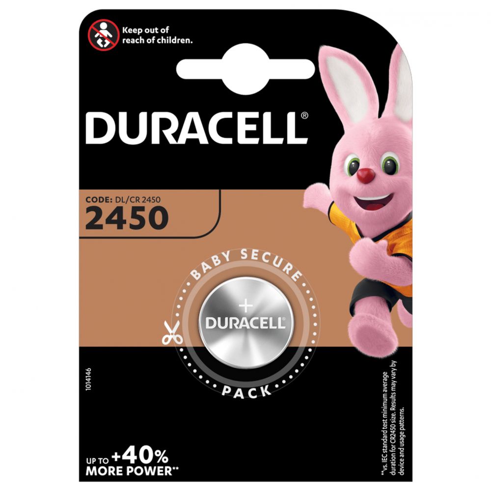 Baterie Litiu CR2450 3V Duracell - 560mAh, Blister 1 buc - 2