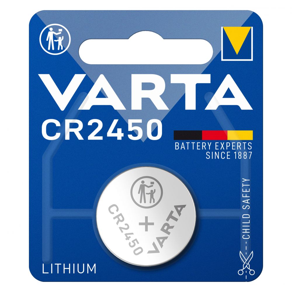Baterie Litiu CR2450 3V Varta - 570mAh, Blister 1 buc - 2