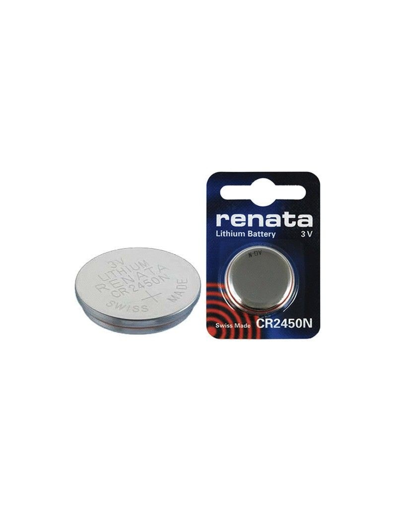 Baterie Litiu CR2450N 3V Renata - 540mAh, Cu Guler, Blister 1 - 2