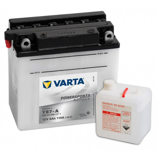 Baterie Moto 12V 8Ah Varta Freshpack - Pornire Fiabilă, Borna+ Stânga - 2