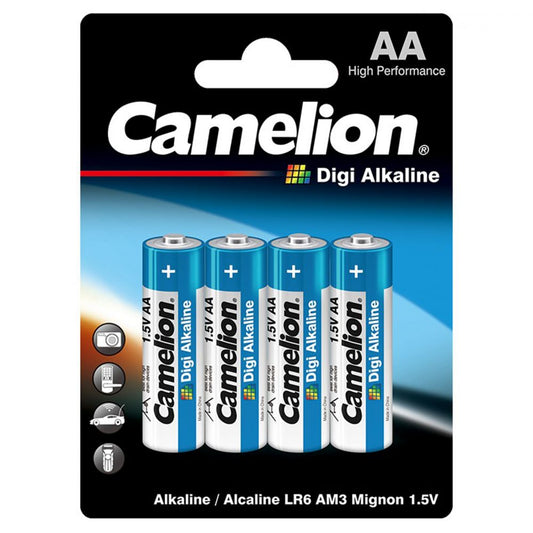 Baterii AA LR6 1.5V Camelion Digi - Putere fiabilă, Blister 4 - 2