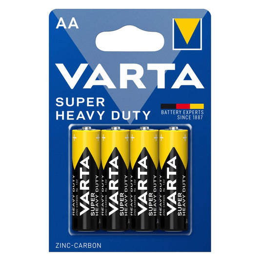 Baterii AA LR6 1.5V Varta Super Heavy Duty - Blister 4 buc - 2
