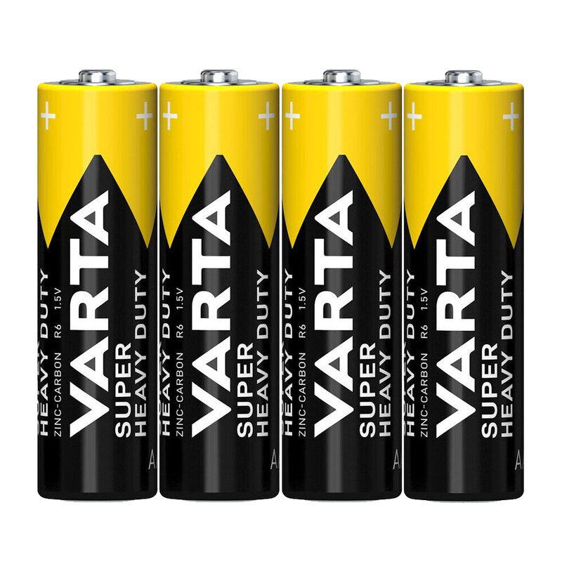 Baterii AA LR6 1.5V Varta Super Heavy Duty - Pachet 4 bucăți - 2
