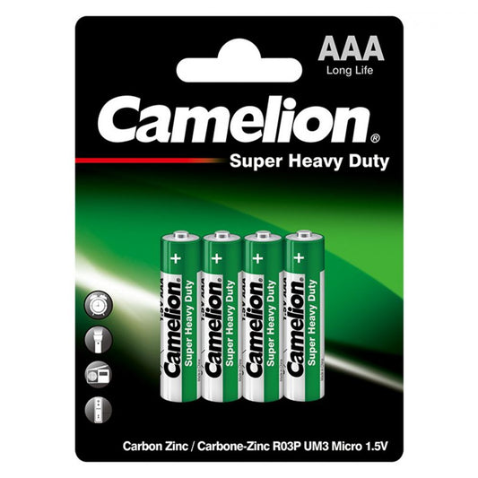 Baterii AAA LR3 1.5V Camelion Super Heavy Duty - Blister 4 buc - 2